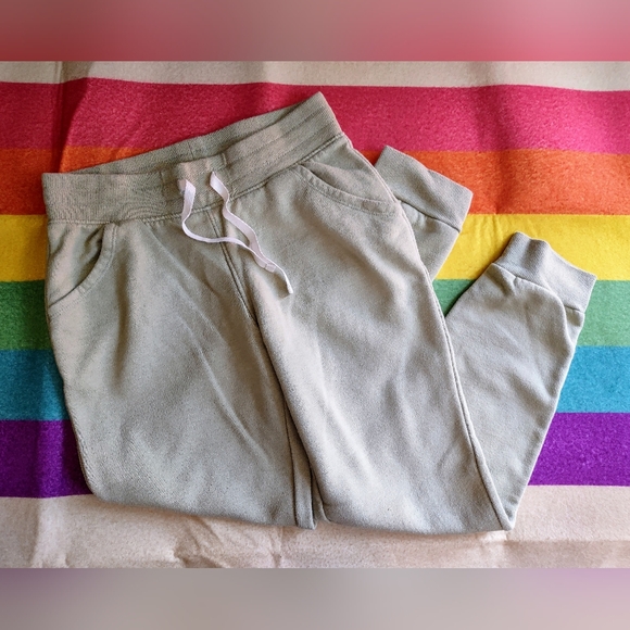 Cat & Jack L10/12 Sage Green Joggers - Picture 1 of 4